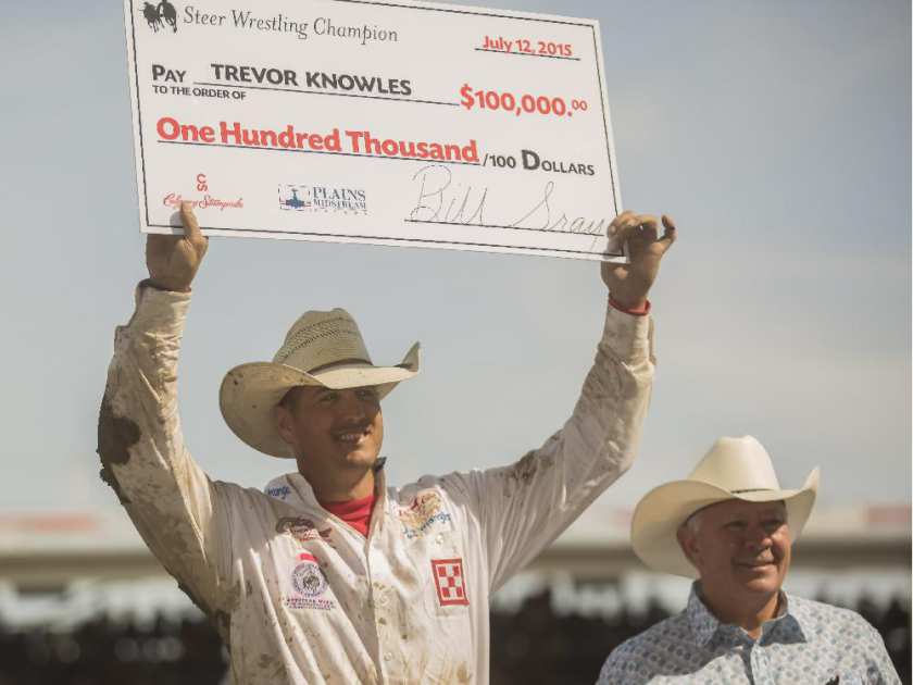 Trevor Knowles win in Calgary. Photo: Aryn Toombs, Calgary Herald.