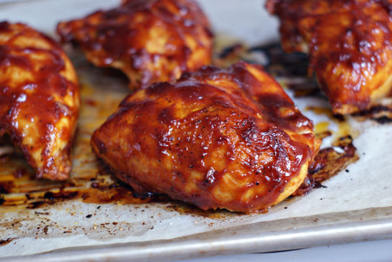 BBQ Chicken in the Oven